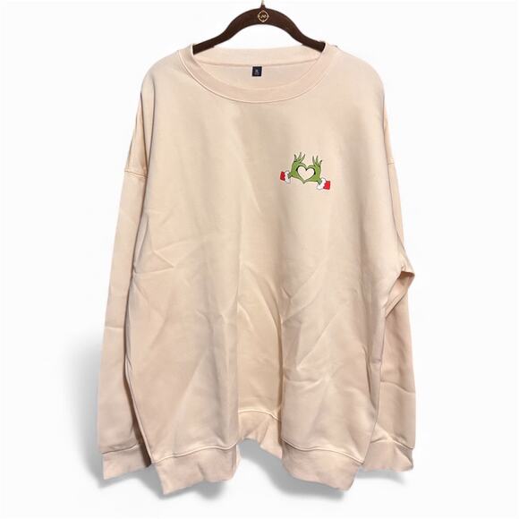 NEW Women’s XL Grinch “My Day” Holiday Sweatshirt - Picture 2 of 4
